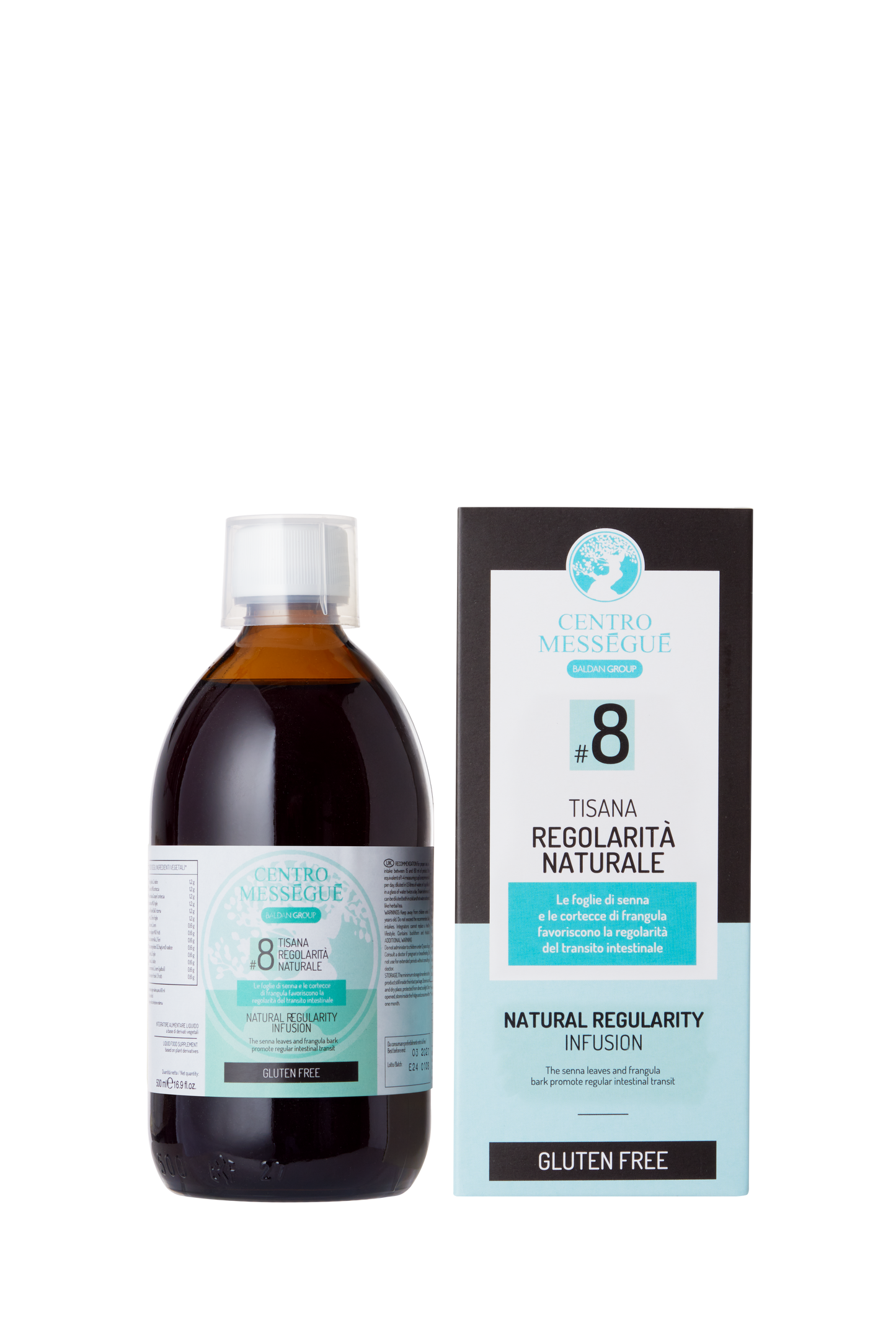 Tisana CM8 Regolarità Naturale gluten Gluten Free e 500 ml